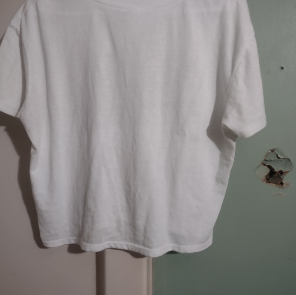 America Cropped Tee. Sz L - Picture 5 of 6